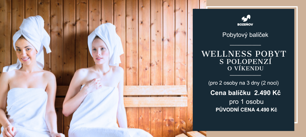  Wellness pobyt s polopenzí O VÍKENDU
